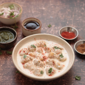 Spicy Dahi Phulki